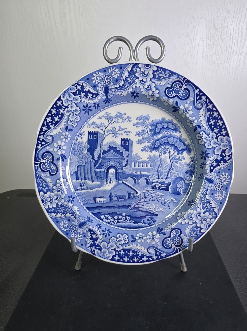 Spode Blue Room Collection Traditions Series "Castle" Dinner Plate